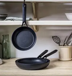 Набір сковорідок KitchenAid CFA 20/24/28 см з керамічним покриттям 3 предмети (CC003570-001) - мініатюра 5