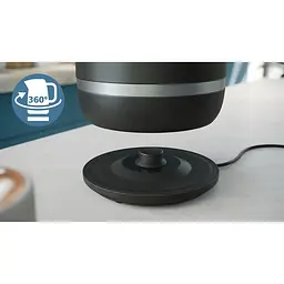 Електрочайник Philips Series 7000 чорний (HD9396/90) - мініатюра 4