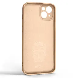 Силиконовый чехол для Apple iPhone 14 Plus, Icon Ring, пудровый, панель-накладка, с кольцом-подставкой на 360°, противоударный, возможность использования магнитных держателей, ArmorStandart (ARM68699) - мініатюра 2