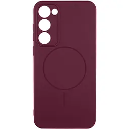 Чохол Silicone Cover Lakshmi Full Camera (AA) with Magnetic Fit для Xiaomi Redmi 15 4G (Global) / 5G Бордовий / Marsala