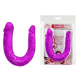 Двосторонній фалоімітатор - Double Dong Purple, 29,8 см