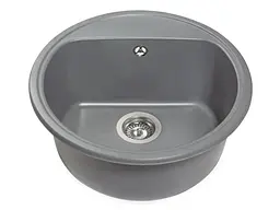 Кухонна мийка Miraggio MALIBU gray (0000027) Граніт, Врізна, Сірий - мініатюра 3