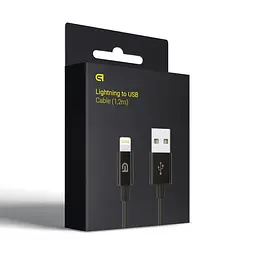 Кабель ArmorStandart AMD818BL Lightning to USB Cable 1.2m black (ARM64373) - мініатюра 5