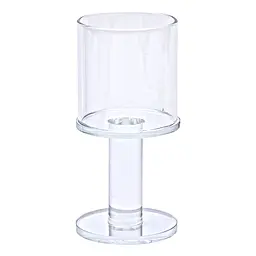 Підсвічник декоративний Cylinder скляний 12.5 см Yiwu HP-4-37S - мініатюра 3