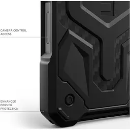 Оригінальний протиударний чохол UAG Monarch Pro MagSafe для iPhone 16 Plus Carbon Black 114455114242 - мініатюра 2