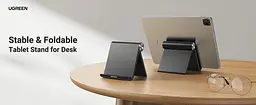 Підставка тримач для планшета Ugreen LP115 Multi-Angle Stand for iPad чорна - мініатюра 5