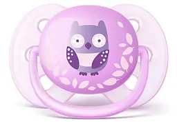 Пустушка Philips Avent Ultra Soft для дівчинки, 0-6 місяців , 2 шт. (SCF227/20) - мініатюра 2