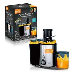 Соковижималка RAF R2817S для яблук і цитрусових 450 мл 1000W Silver-Black - мініатюра 5