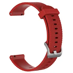 Ремінець силіконовий 20 мм для Samsung Galaxy Watch 42/3 41 мм/Active/Active 2 BeWatch GT Червоний (1011403) - мініатюра 2