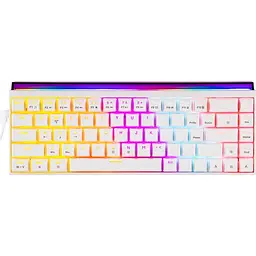 Клавіатура Ajazz NK68 Red Switch UA White (NK68-R-W) [156871] - мініатюра 2