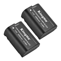 2-Pack KingMa Panasonic DMW-BLK22 комплект з 2 акумуляторів
