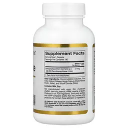Серапептаза (Serrapeptase) Serrapeptase 40,000 SPUs 180 Capsules CGN vit0004962 - мініатюра 2