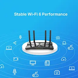 TP-Link Маршрутизатор ARCHER AX1500 4xGE LAN 1xGE WAN MU-MIMO OFDMA - мініатюра 4