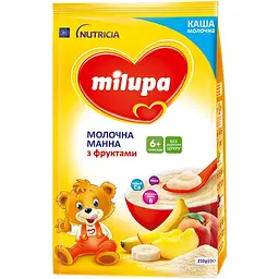 Молочная каша Milupa Манная с фруктами 210 г