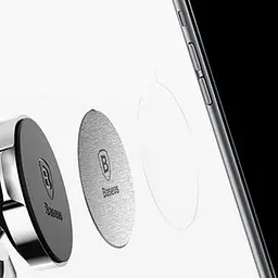 Пластина для утримувача Baseus Magnet Iron Suit ACDR-A0S Silver - мініатюра 2