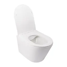 Набір: Qtap інсталяція 3 в 1 Nest QT0133M425 з панеллю змиву квадратною QT0111M06028CRM + унітаз з сидінням Swan QT16335178W - мініатюра 4