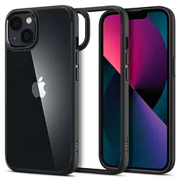 Оригінальний протиударний чохол Spigen Ultra Hybrid для iPhone 13 Matte Black ACS03523 - мініатюра 9