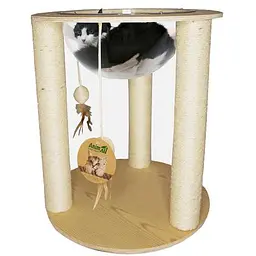 Кігтеточка-лежанка AnimAll, прозора, сизаль, 50 см