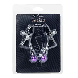 Затискачі для сосків Exclusive Nipple Clamps No.17 (сріблястий) - мініатюра 4