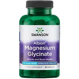 Магній гліцинат Swanson Chelated Magnesium 133 mg 90 caps (1086-100-17-2646751-20)
