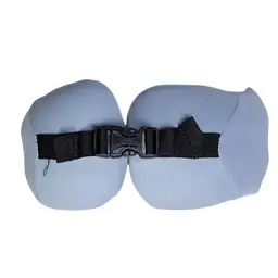Подушка для шиї Yiwu U-подібна Memory Foam 22х20х11 см блакитна - мініатюра 3