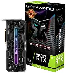 Відеокарта GeForce RTX 3070 8GB Gainward Phantom (NE63070019P2-1040P) Б/В