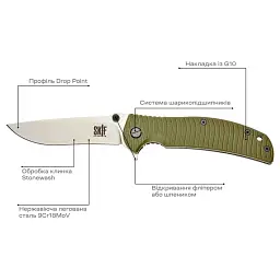 Ніж Skif Urbanite II SW Olive - мініатюра 7