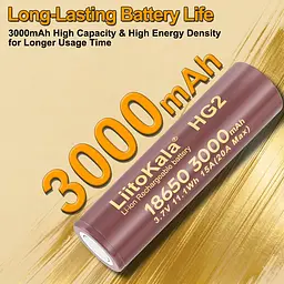 Акумулятор LiitoKala 18650 3000mAh Li-ion 1шт (Lii-HG2) [173782] - мініатюра 6