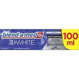 Зубна паста Blend-a-med 3D White Деревне вугілля 100 мл - мініатюра 3