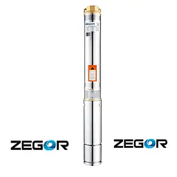 Насос глибинний відцентровий Zegor 3,5SDM309-0.55 кабель 8 м + ремкомплект 30412 - мініатюра 2