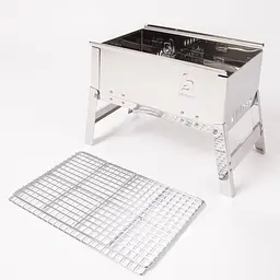 Гриль вугільний Bo-Camp Compact Delux Silver (8108360) - мініатюра 8