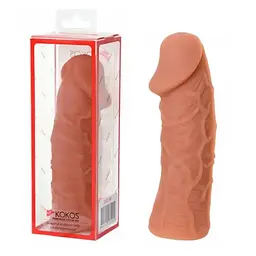 Насадка на пеніс Kokos Extreme Sleeve NES ES-05 14.7 см тілесний - мініатюра 5