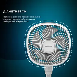 Вентилятор Cecotec Telescopic fan EnergySilence 1000 FoldAir Portable (CCTC-08361) [139718] - мініатюра 8