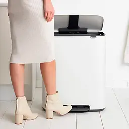 Бак для сміття Brabantia Bo з педаллю 60 л білий (211300) - мініатюра 6