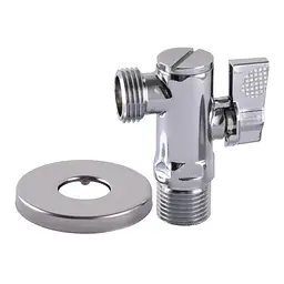 Кран кульовий кутовий з фільтром Solomon 1/2″x3/4″ А7041(7043) 000001162 - мініатюра 3