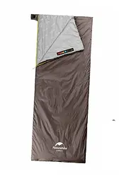 Спальник Naturehike Summer LW180 (NH21MSD09) +15°C - правий - 205см - коричневий