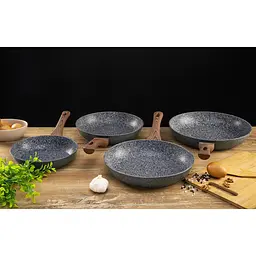 Сковорода Aureti Granite, 24 см (AU-202-24) - мініатюра 7