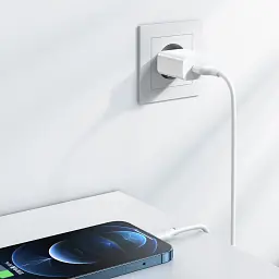 Зарядний пристрій XO L99 USB 12W + cable USB to Lightning white (L99-L-WH) - мініатюра 5