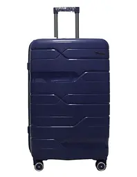 Валіза велика L поліпропілен Milano bag 0306 76×49×31см 82л Темно-синій