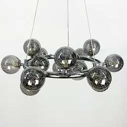 Підвісна люстра в хромі Arte Lamp Bolla Line.F MJ 17-600 CH+GR - мініатюра 2