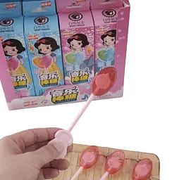 Льодяник Huanledubou Audio Lollipop Disney Princess Білосніжка 15г - мініатюра 6