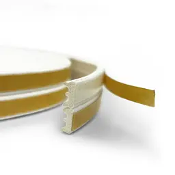 Ущільнювач для дверей клейкий Е-подібний 6 м HORST білий (DS-E 9x4 WHITE) - мініатюра 4