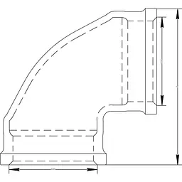 Кутник Viega 3090 1 1/4″ ВВ (269210) - мініатюра 2