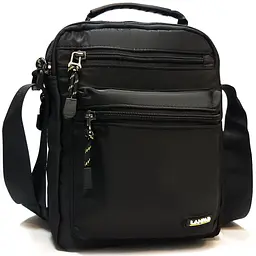 Чоловіча сумка-планшет Lanpad чорна (LAN3791 black)