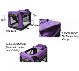 М'яка клітка для собак Bestopet (Люпосанчик) Portable Soft-Sided Dog Crate BS-SC-006 - мініатюра 8