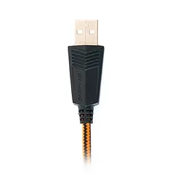 Навушники REAL-EL GDX-7700 SURROUND 7.1 black-orange - мініатюра 8