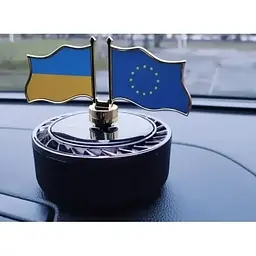 Автомобільний ароматизатор-дифузор “Прапори” на сонячній батареї - мініатюра 4