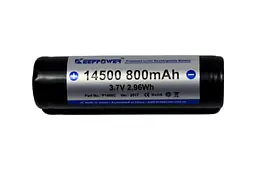 Акумулятор Keeppower 14500 800mAh з захистом - мініатюра 2