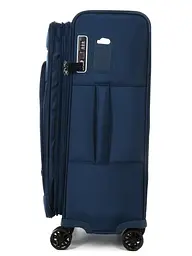 Валіза середня Airtex 829 поліестер TSA замок Темно-синій - мініатюра 5