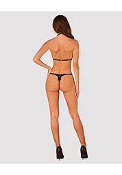 Комплект білизни Obsessive Celia Noir XS/S чорний - мініатюра 4